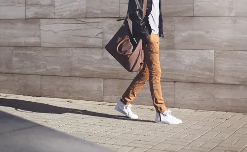 a man is walking
